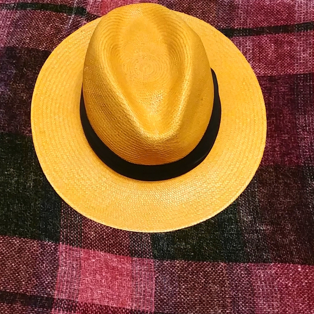 Vintage Men's Straw Panama Hat